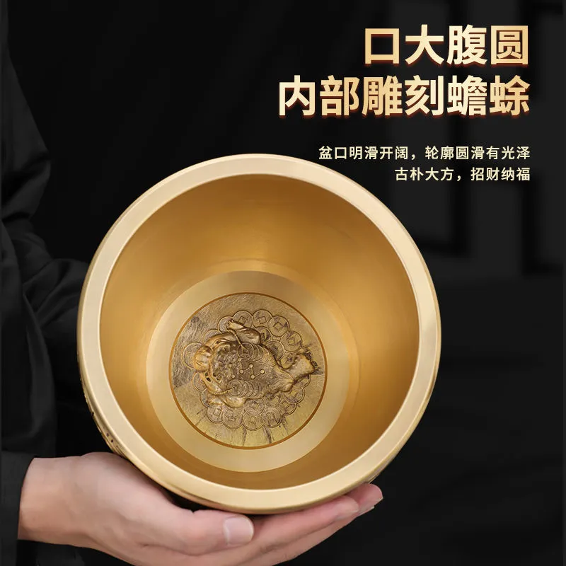 黄铜米缸