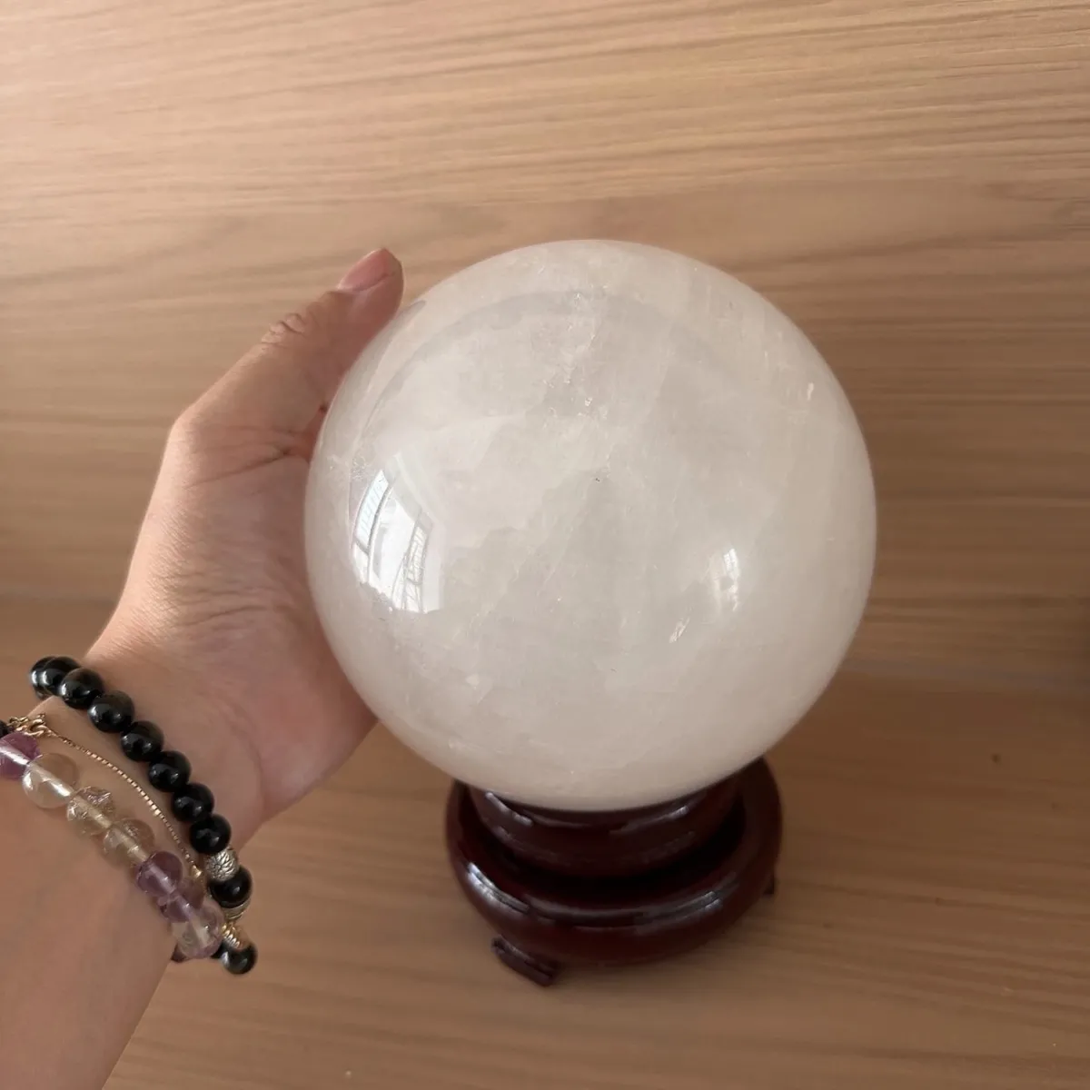 纯天然白水晶