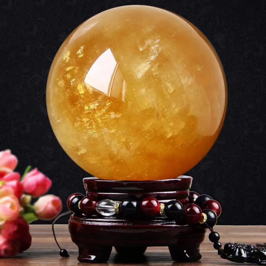 纯天然黄水晶